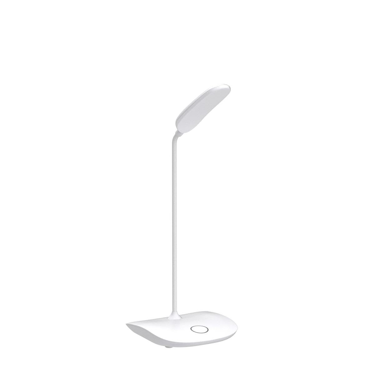 DEEPLITE LED Desk Lamp with Flexible Gooseneck, 3-Level Dimmable Touch Control, Battery Operated 5W Portable Table Lamp for Study, Office, Bedroom, Eye-Caring