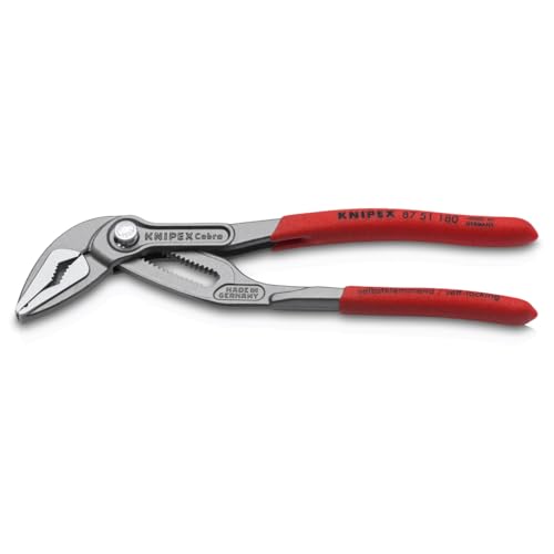 KNIPEX Tools 87 51 180 Cobra® ES Water Pump Pliers, 7-1/4"