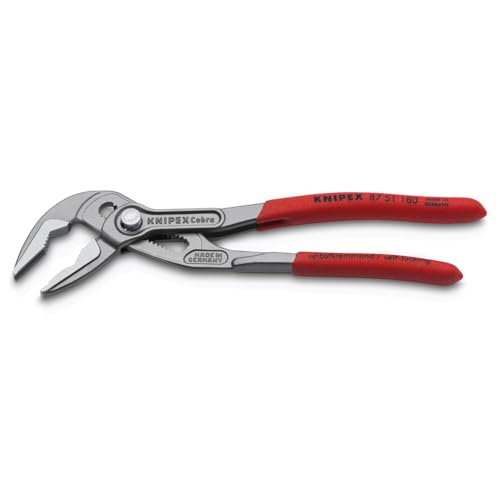 KNIPEX Tools 87 51 180 Cobra® ES Water Pump Pliers, 7-1/4"