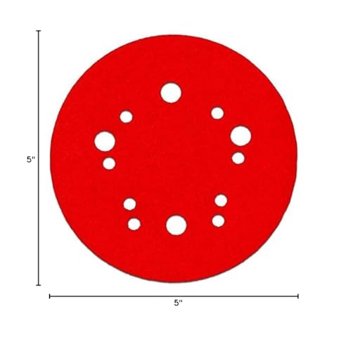 Diablo Hook and Lock ROS Sanding Discs for Wood, Metal and Plastics - 5", 60 Grit, Coarse, Ceramic Blend, 50-Pack - DCD050060H50G