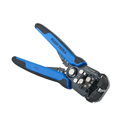 Klein Tools 11061 Self-Adjusting Stripper / Cutter, Heavy Duty, for 10-20 AWG Solid, 12-22 AWG Stranded, and Romex Wire 12/2 and 14/3