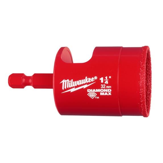 Milwaukee Electric - 1-1/4 INCH Diamond MAX Hole Saw BIT