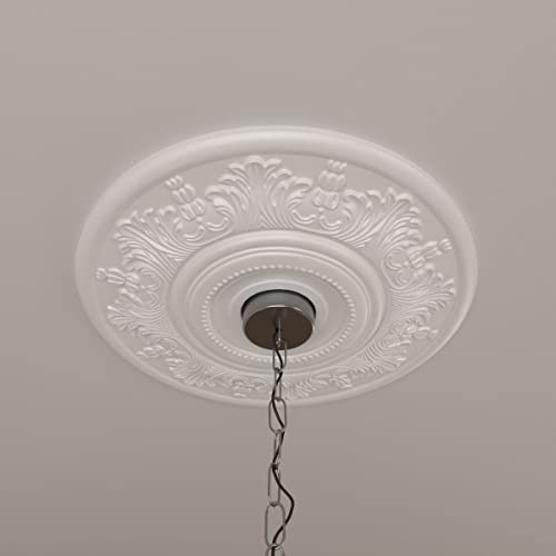 Ekena Millwork CM20VI 20-Inch OD x 3 1/2-Inch ID x 1 1/2-Inch P Vienna Ceiling Medallion
