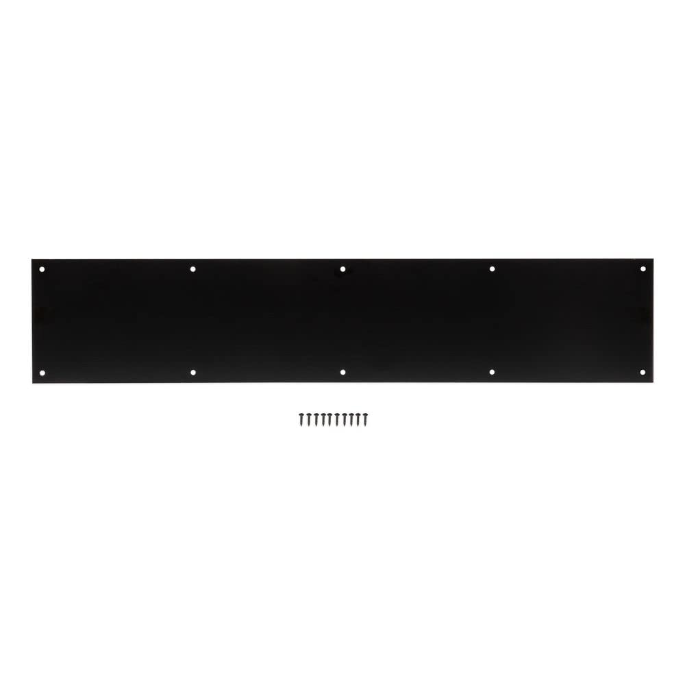 National Hardware N270-352 - 1996 8X34 Kickplate in Matte Black