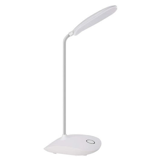 DEEPLITE LED Desk Lamp with Flexible Gooseneck, 3-Level Dimmable Touch Control, Battery Operated 5W Portable Table Lamp for Study, Office, Bedroom, Eye-Caring