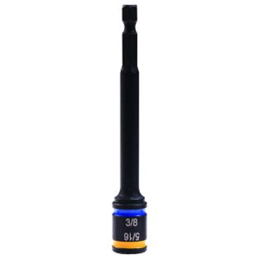 Malco C-RHEX® 5/16 in. & 3/8 in. SAE 4in Shaft Length Cleanable, Reversible, Magnetic Hex Drivers | Impact Rated | Flip Bit | Flip Socket (MSHMLC1)