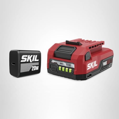 SKIL PWR CORE 12 12V Starter Kit Including 2.0Ah USB-C Battery and 20W PD Charger-CB5020A-11