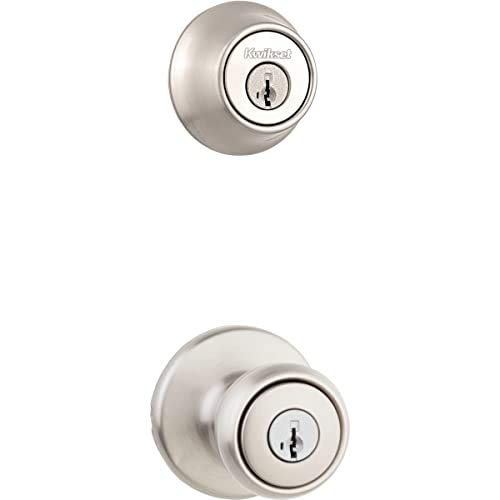 Kwikset 96900-381 690T 15 SMT BBPKG Satin Nickel Tylo Entry Combo Set