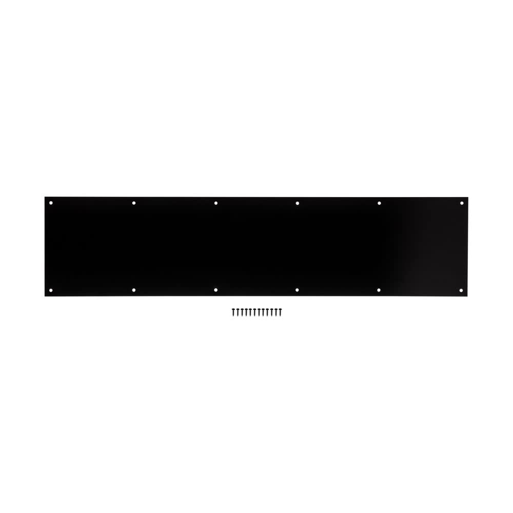 National Hardware N270-350 Kickplate, Matte Black, 6" x 30"