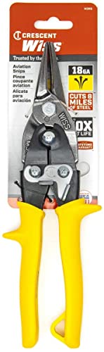 Crescent Wiss 9-3/4 Inch MetalMaster Compound Action Snips - Straight, Left and Right Cut - M3R