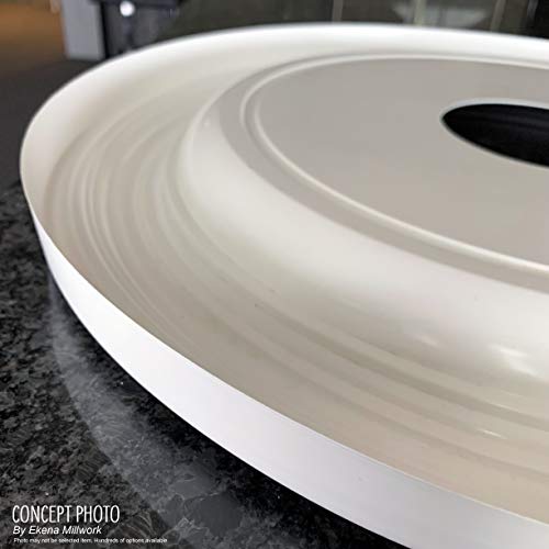 Ekena Millwork CMP22BA Baltimore Thermoformed PVC Ceiling Medallion (Fits Canopies up to 7 3/4"), 22"OD x 3 1/2"ID x 1"P
