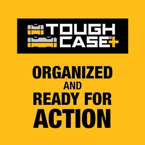 DEWALT Screwdriver Bit Set with Tough Case, 45-Piece (DW2166), Grey/Silver Screwdriving Set with Tough Case