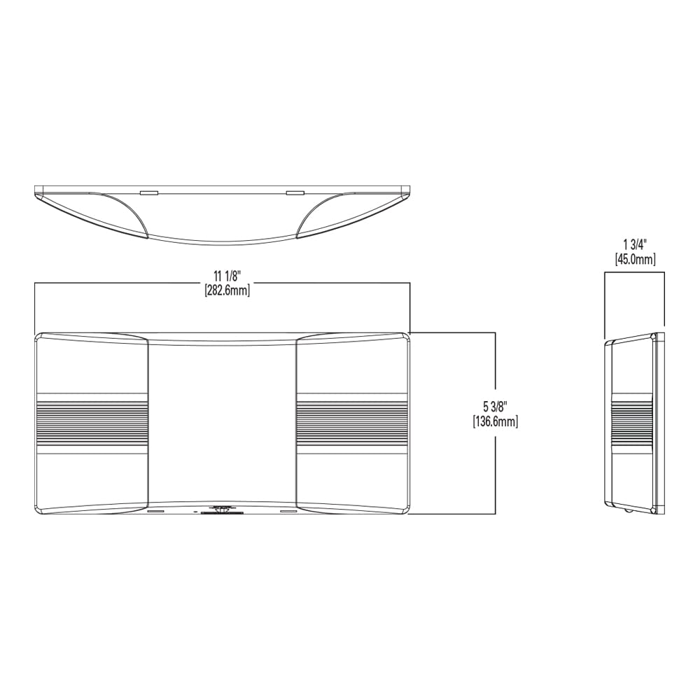 Sure-Lites White Integrated LED Emergency Light with Nickel Cadmium Battery