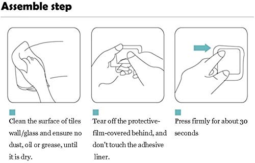 YIGII Toilet Paper Holder Self Adhesive - Adhesive Toilet Roll Holder no Drilling for Bathroom Stainless Steel Brushed