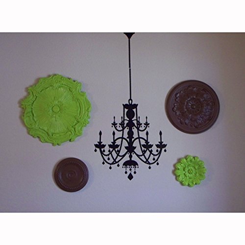 7 7/8"OD x 3/4"P Small Alexandria Ceiling Medallion (Fits Canopies up to 4 5/8")
