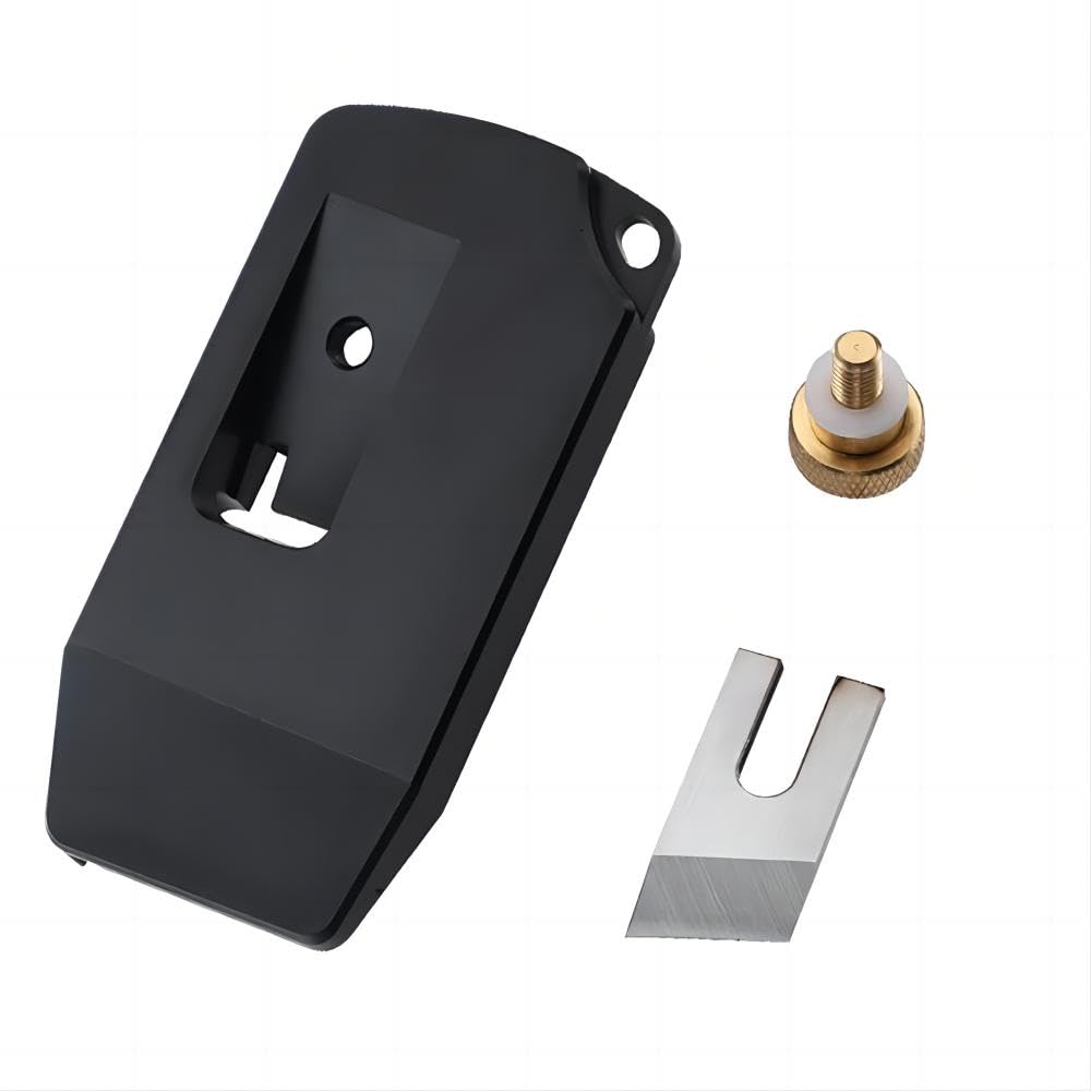 KETIPED Woodworking Edge Trimmer,Hand Planer Edge Bander with High Speed Steel Blade,Edge Banding Cutter for PVC ABS Melamine Veneer,MG-027Bk