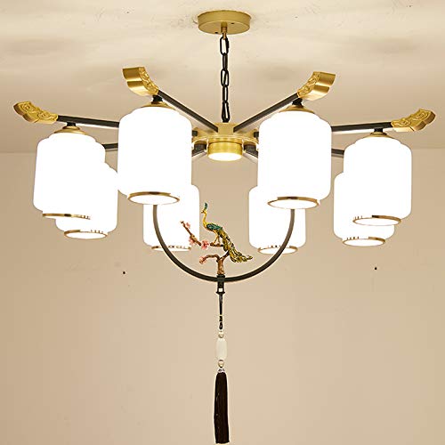 AK Lighting Metal Lighting Chian, Heavy Pendant Lamp Fixture Chain (12",Black)