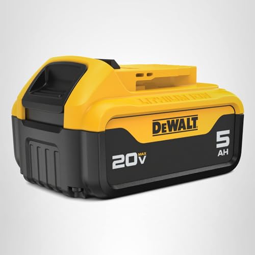 DEWALT 20V MAX XR Battery, Lithium Ion, 5.0Ah (DCB205)