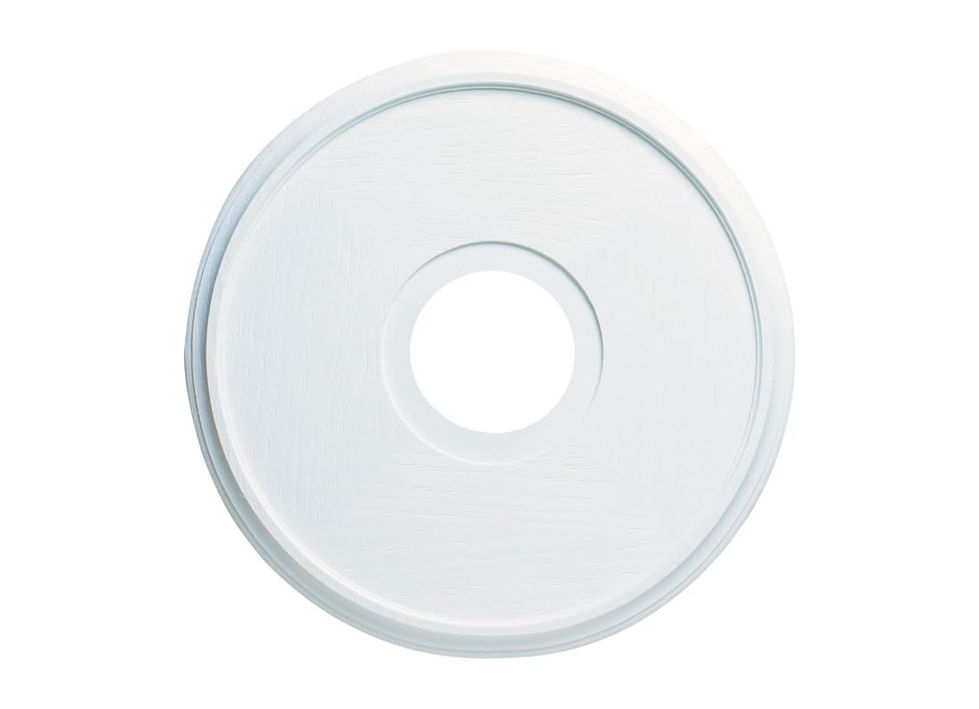 Westinghouse 77035 7703500 Lighting Ceiling Medallions, Molded Plastic, 16 Inch Dia, 15-3/4", White