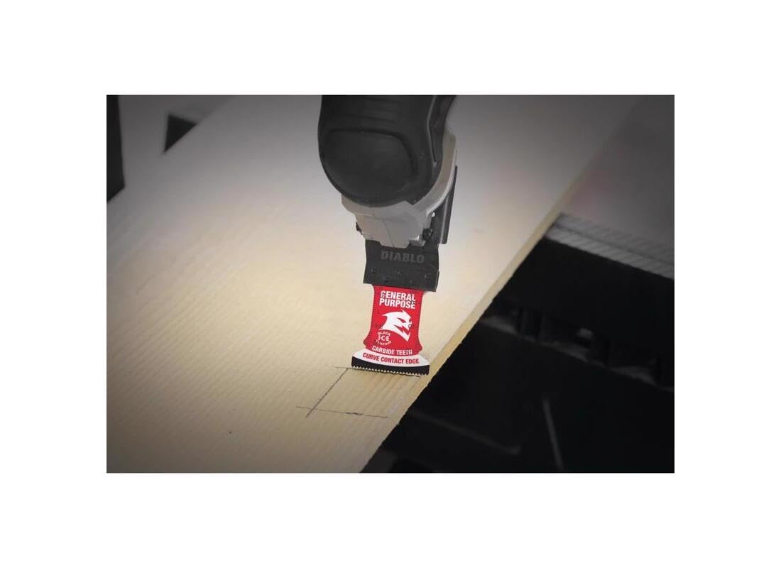 Diablo AMPED Demo Demon Carbide Oscillating Blade, Universal Fit, 1-1/4" W x 1-1/2" D, General Purpose, 3-Pack DOU125CGP3