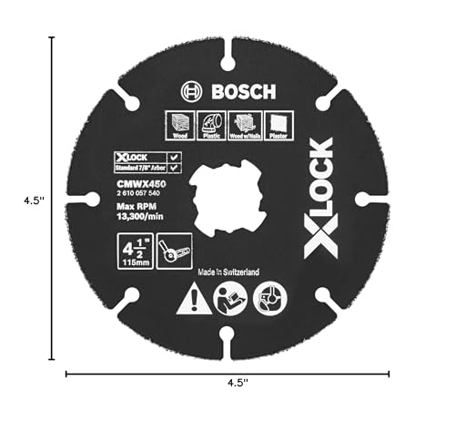 Bosch CMWX450 4-1/2 in. X-Lock Carbide Multi-Wheel