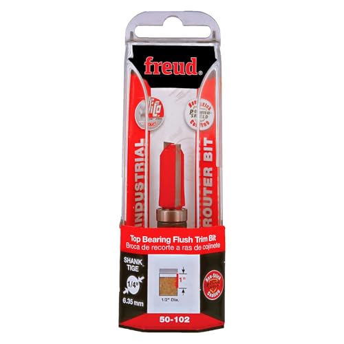 Freud 50-102: 1/2" (Dia.) Top Bearing Flush Trim Bit