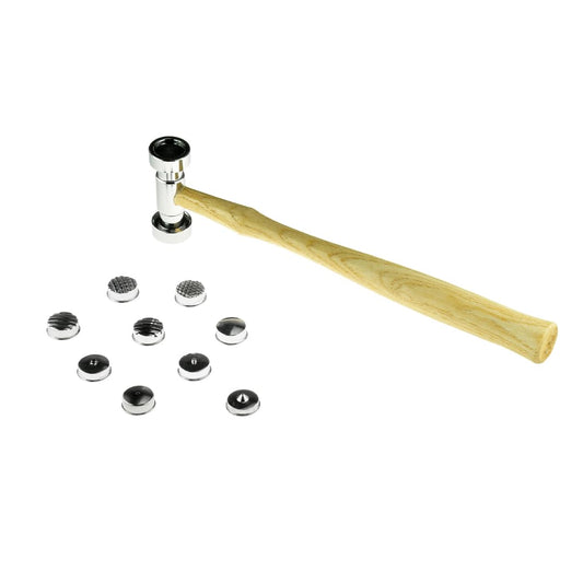 SE Texturing Hammer - Interchangeable Tips - Dual Head - 9 Different Tips - 837-9TM
