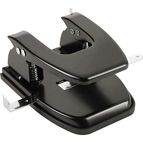 Business Source Heavy-Duty Hole Punch (65626), Black, Small (1-24)