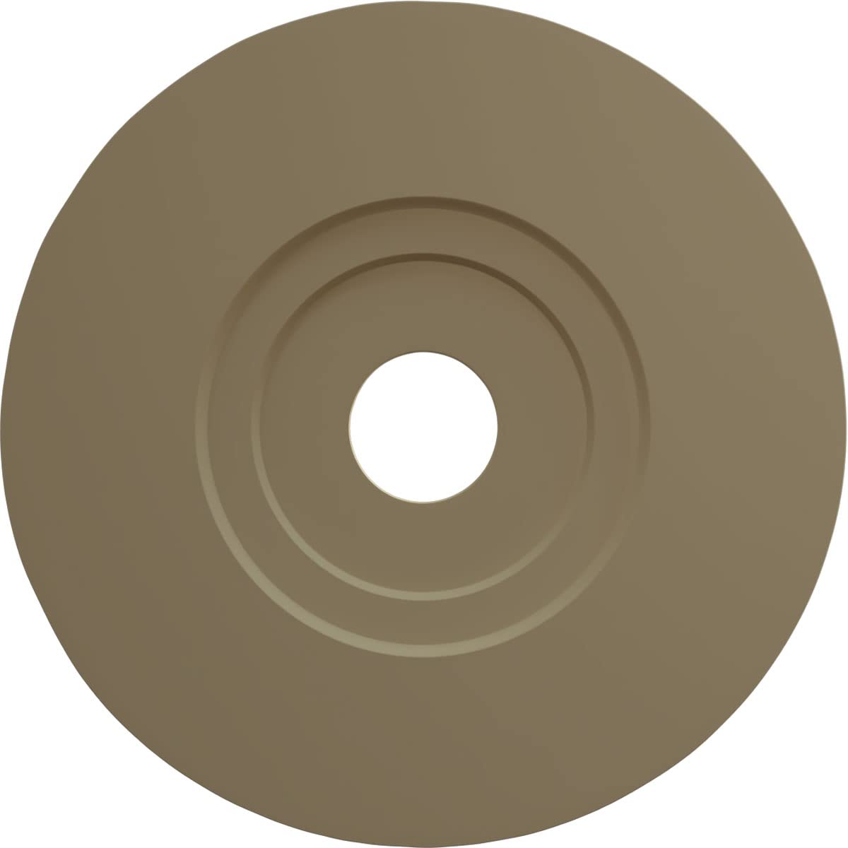 Ekena Millwork CM20PM 20 7/8-Inch OD x 3 5/8-Inch ID x 1 5/8-Inch P Palmetto Ceiling Medallion