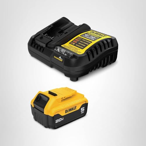 DEWALT 20V MAX 5 Ah Lithium-Ion Battery and Charger Starter Kit (DCB205C)
