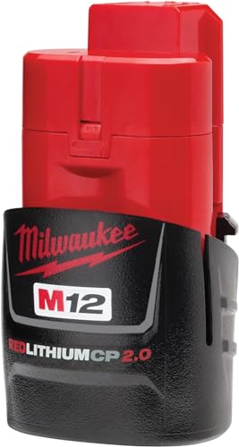 Milwaukee 48-11-2420 M12 REDLITHIUM 2.0 Compact Battery Pack (1-Pack)
