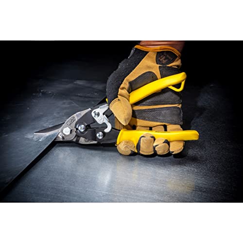 Crescent Wiss 9-3/4 Inch MetalMaster Compound Action Snips - Straight, Left and Right Cut - M3R