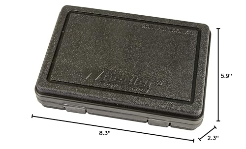 Wheeler Master Roll Pin Punch Set with Dual Sided Hammer, Roll Pin Punches and Starters, Storage Case for Gunsmithing, silver