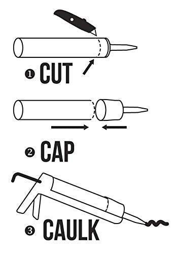 TubeANew Caulk Tube Saver - Repair and Reuse Dried or Clogged Tubes - 1 Pack, 5 Pieces