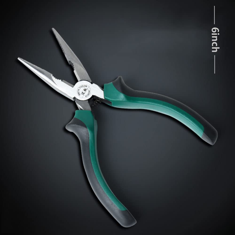 5-Piece Upholstery Tack Tool Set with Double-Faced Mallet, 2 Rubber Heads, Tack Lifter & Pliers for Sofa, Chair, Bed Furniture