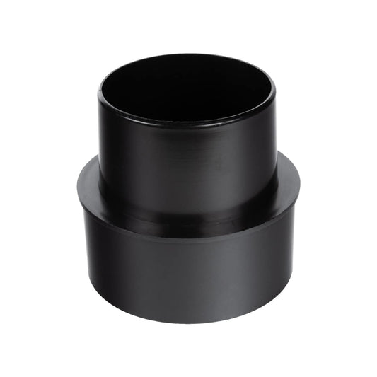 POWERTEC 70170 5” to 4” Reducer Dust Collection Fitting, ABS Plastic (Black)