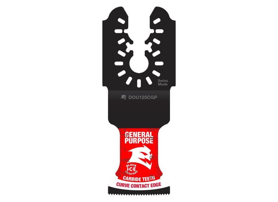 Diablo AMPED Demo Demon Carbide Oscillating Blade, Universal Fit, 1-1/4" W x 1-1/2" D, General Purpose, 3-Pack DOU125CGP3