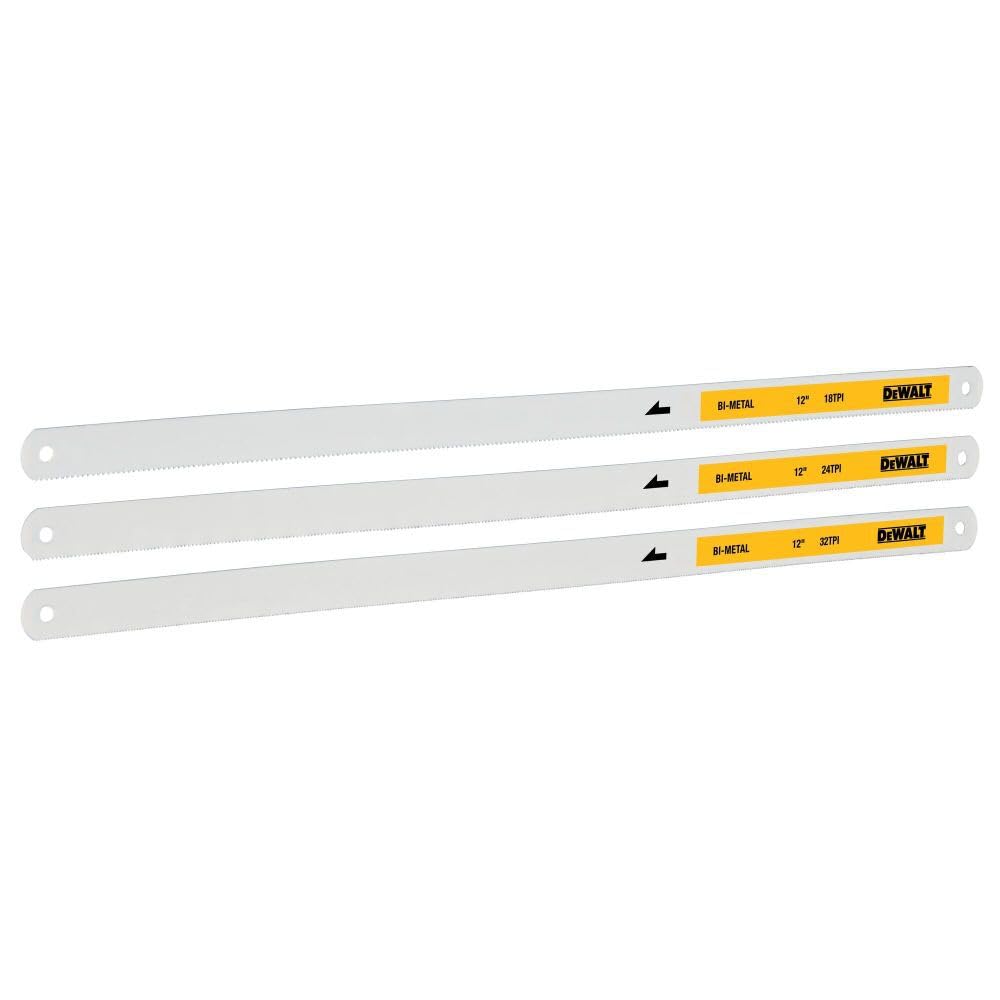 DEWALT DWHT20558 12 in. Hacksaw Blade (3-Pack)