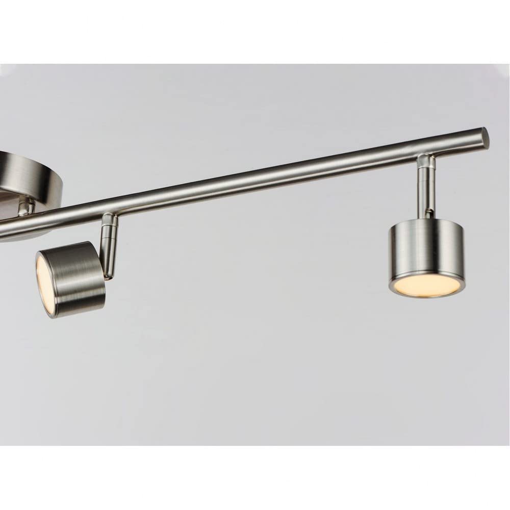 ET2 Taylor 28W 4 LED Fixed Rail Track Light 5 in Wide by 5.75 in high with Black Finish