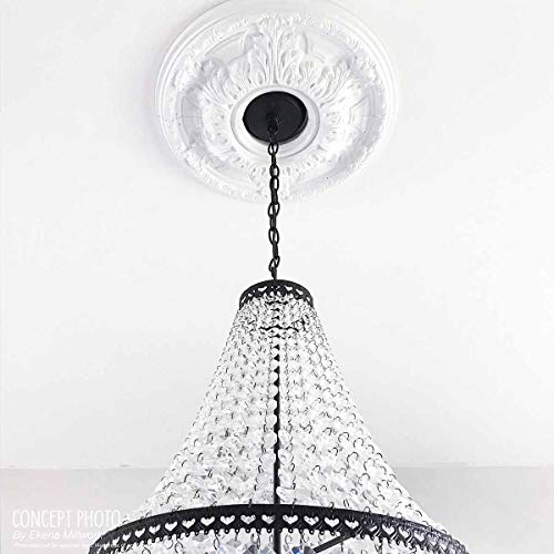 Ekena Millwork CM18GA 18-Inch OD x 3 1/2-Inch ID x 1 3/4-Inch Granada Ceiling Medallion
