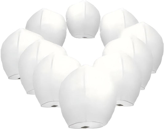 Paper Lanterns 12 Pack White,Easy to Use, Paper Lanterns were The Highlight of Party,Lantern each package is equipped with operating instructions.