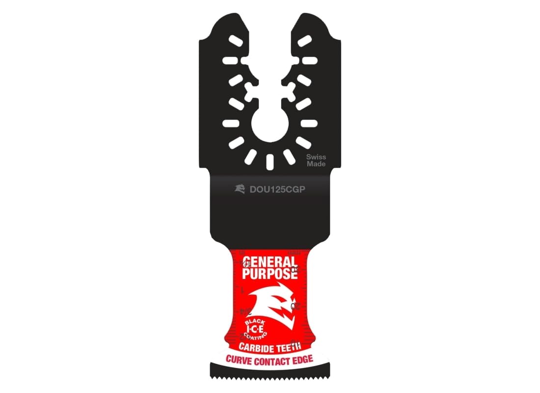 Diablo AMPED Demo Demon Carbide Oscillating Blade, Universal Fit, 1-1/4" W x 1-1/2" D, General Purpose, 3-Pack DOU125CGP3