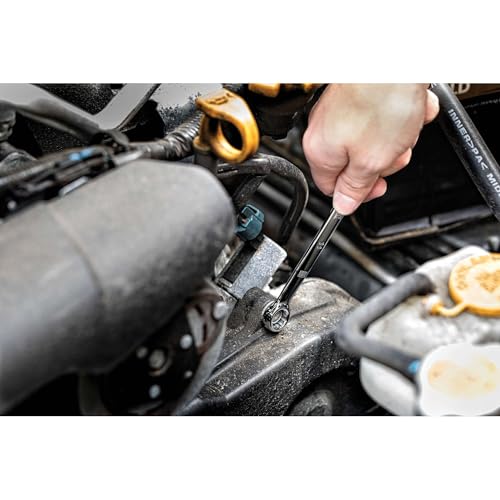 DEWALT 247-Piece Mechanic Tool Set, 1/4, 3/8 & 1/2 in. Drive, SAE Sockets, Ratchets, Wrenches & Hex Keys, Polished Chrome (DWMT81535)