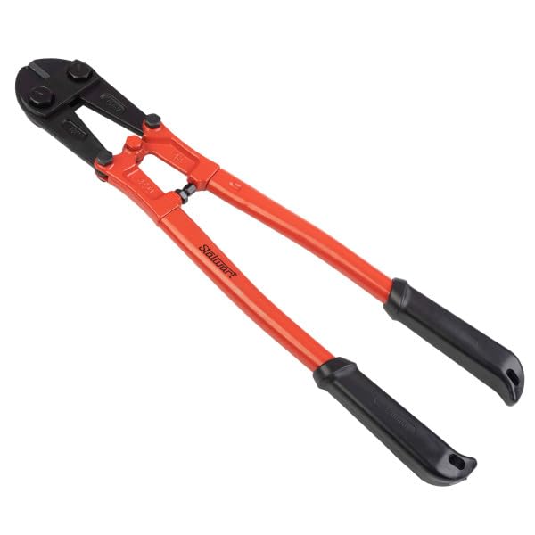 Bolt Cutter - 18-Inch Drop Forged Hardened Alloy Steel Cutter with Ergonomic Grips - Cuts 5/16-Inch Chains, Wires, Bolts, Locks, and More by Stalwart