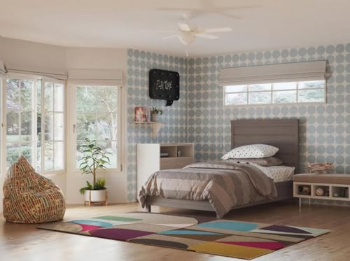 Progress Lighting 2-Light Ceiling Fan Light Kit for AirPro Fans, Classic Transitional Alabaster Glass, 2 LED Bulbs, 5 Finial Colors