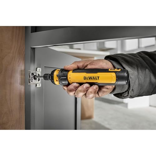 DEWALT 4V Cordless Electric Screwdriver with 12-Bit Set, LED Light, USB Rechargeable, FLEXDRIVE, Compact Ergonomic Design (DWHT66719)