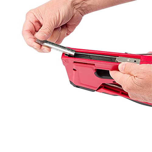 Arrow T50RED2 Heavy Duty Manual 2-in-1 Staple Gun and Brad Nailer for Upholstery, Framing, Insulation, Crafts, and Furniture, Red
