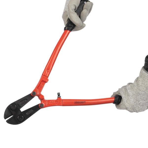 Bolt Cutter - 18-Inch Drop Forged Hardened Alloy Steel Cutter with Ergonomic Grips - Cuts 5/16-Inch Chains, Wires, Bolts, Locks, and More by Stalwart