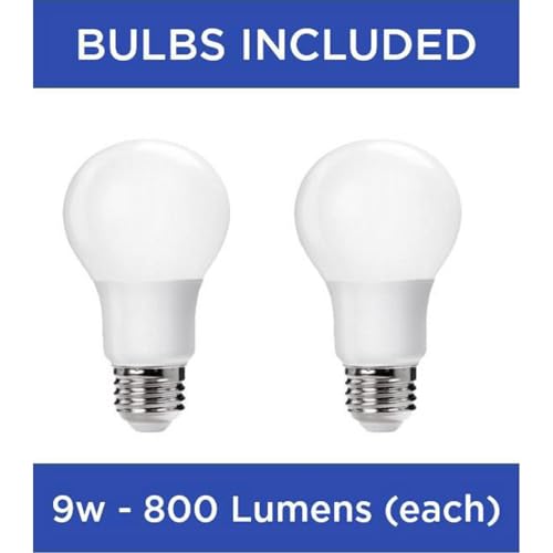 Progress Lighting 2-Light Ceiling Fan Light Kit for AirPro Fans, Classic Transitional Alabaster Glass, 2 LED Bulbs, 5 Finial Colors