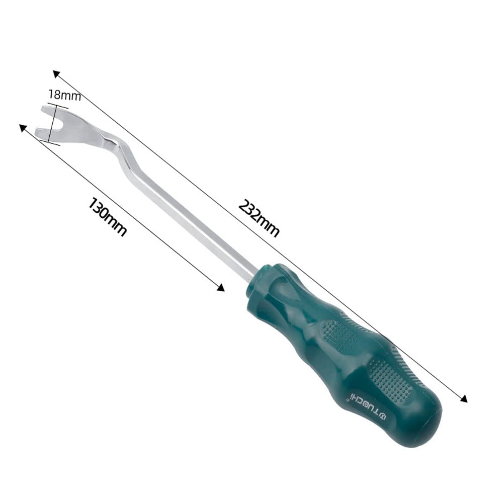 5-Piece Upholstery Tack Tool Set with Double-Faced Mallet, 2 Rubber Heads, Tack Lifter & Pliers for Sofa, Chair, Bed Furniture